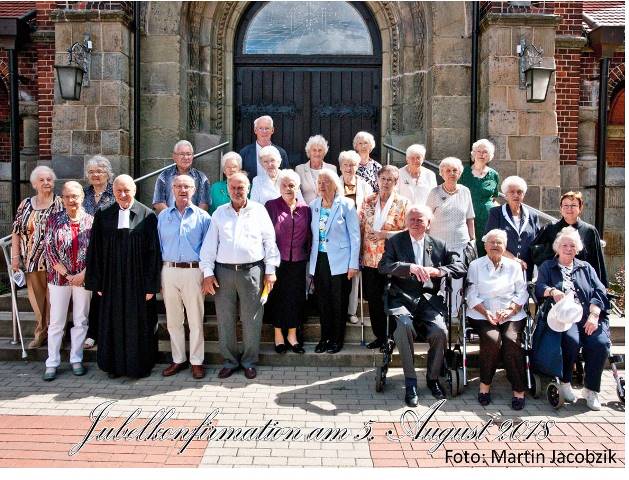 2018-08-05 Jubelkonfirmation Pfarrerin Scholz-Druba und Pfarrer Vollmer 2