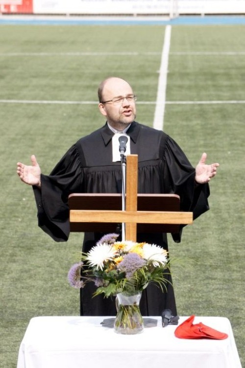 2009-05-21 Fundraisinggottesdienst im Stadion